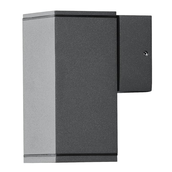 Konstsmide applique murale monza simple carrée gris foncé