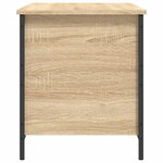 vidaXL Banc de rangement chêne sonoma 80x42 5x50 cm bois d'ingénierie