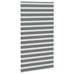 vidaXL Store zèbre gris foncé largeur du tissu 130 9 cm polyester