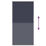 vidaXL Store enrouleur occultant largeur du tissu 60 7 cm polyester