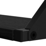 vidaXL Ensemble d'étagères murales 3 Pièces Chêne noir 37 x 12 x 13 cm