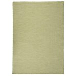 vidaXL Tapis à tissage plat d'extérieur 160x230 cm Vert