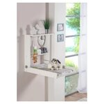 Table a langer murale WICKI + Matelas Couleur Naturel Motifs Party Animal Vert