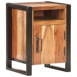 vidaXL Table de chevet 40x35x55 cm Bois d'acacia massif