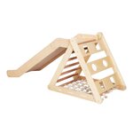 Triangle + toboggan Sammie 2-en-1 naturel