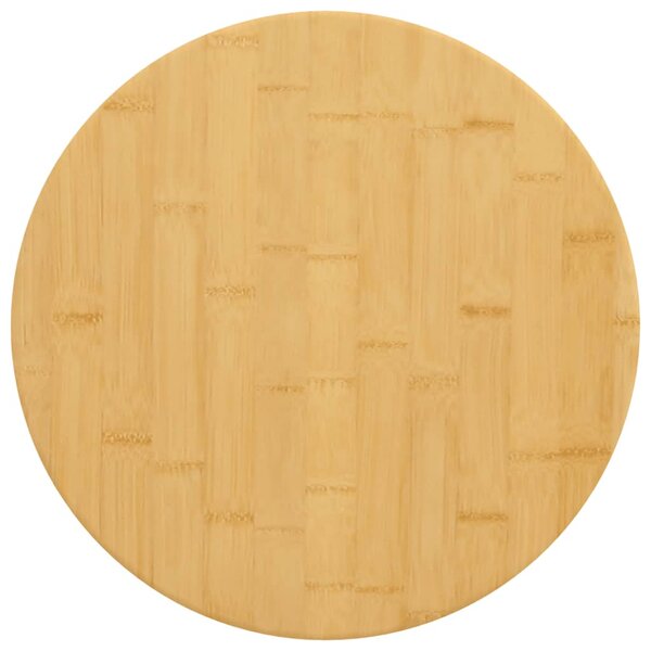 vidaXL Dessus de table Ø50x1 5 cm bambou