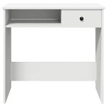 vidaXL Bureau Blanc 80x40x75 cm Bois d'ingénierie