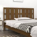 vidaXL Tête de lit Marron miel 185 5x4x100 cm Bois massif de pin