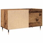 vidaXL Armoire à disques vieux bois 84 5x38x48 cm bois d'ingénierie