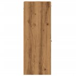 vidaXL Armoire de salle de bain suspendue chêne artisanal 30x30x80 cm