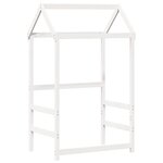 vidaXL Lit de jour avec toit sans matelas blanc 90x190 cm bois massif