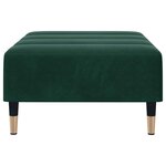 vidaXL Repose-pied vert foncé 77x55x31 cm velours