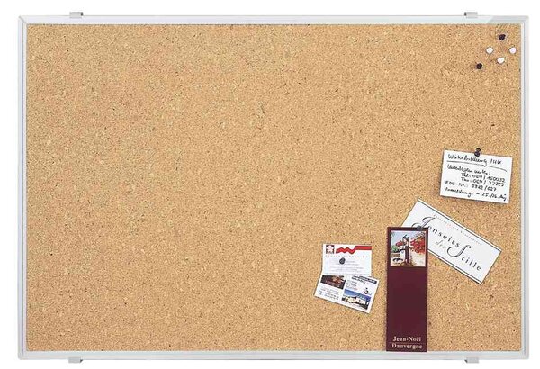 Tableau liège SP avec cadre aluminium 1800 x 1200 mm MAGNÉTOPLAN