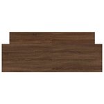 vidaXL Cadre de lit sans matelas chêne marron 140x200 cm