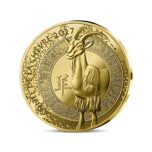 Année de la Chèvre Monnaie de 200€ 1 Oz Or