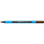 Stylo à bille slider edge pte extra large marron x 10 schneider