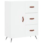 vidaXL Buffet blanc 69 5x34x90 cm bois d'ingénierie