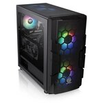 THERMALTAKE - Commander C33 TG ARGB Noir - Boitier sans alimentation - Moyen tour - Format ATX