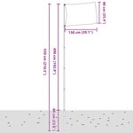 vidaXL Drapeau tchèque et mât 5 5 m Aluminium