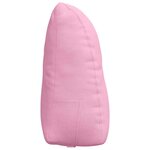vidaXL Coussin de Dos Rose 60 x 24 x 50 cm tissu