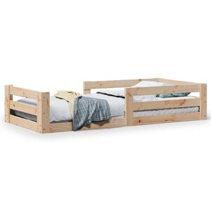 vidaXL Cadre de lit sans matelas 70x140 cm bois de pin massif