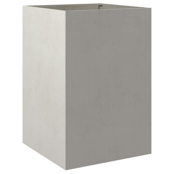 vidaXL Jardinière argenté 52x48x75 cm acier inoxydable