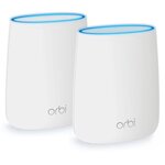 ORBI Systeme WiFi MultiRoom - RBK20-100PES - Tri-Band AC2200  Pack de 2 (1 Routeur et 1 Satellite)