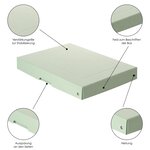 Purebox Pastel A4 40mm - Vert - X 5 - Falken