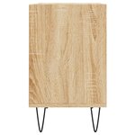vidaXL Meuble TV chêne sonoma 69 5 x 30 x 50 cm bois d'ingénierie