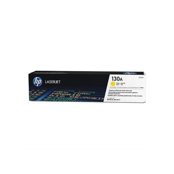 Toner Laser N°130A Jaune pour Imprimante Laser - Capacité 1000 pages HP
