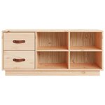 vidaXL Banc à chaussures 100x34x45 cm Bois de pin massif