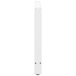 vidaXL Pieds de table à manger Blanc 2 pièces 70 x (72-73) cm Acier