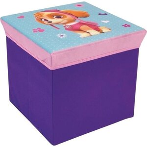 Tabouret de rangement pour enfant Pat Patrouille fille