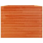 vidaXL Jardinière cire marron 110x60x45 5 cm bois de pin massif