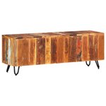 vidaXL Meuble TV 110x30x40 cm Bois massif de récupération