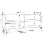 vidaXL Armoire à chaussures Marron miel 110x34x45cm Bois de pin massif