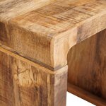 vidaXL Tables d'appoint Marron bois de manguier massif