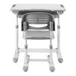 Set de bureau et chaise pour enfant gris blanc 03_0010683