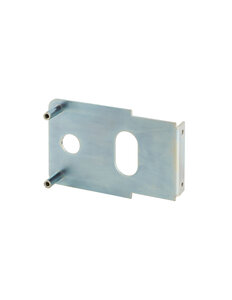 THIRARD - Plaque de fixation pour serrure horizontale  à souder  zingué - THIRARD