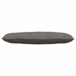 vidaXL Coussin de Dos Gris clair 120 x 50 cm Tissu en velours côtelé