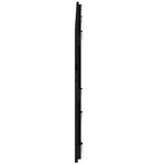 vidaXL Tête de lit murale Noir 147x3x60 cm Bois massif de pin