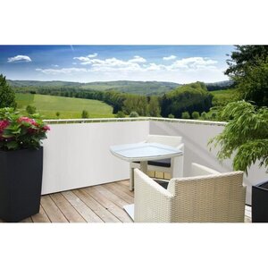WINDHAGER Occultation balcon Sylt occultation 85% - 0,9x5m - Blanc