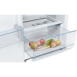 Bosch ksv36vwep - réfrigérateur 1 porte - 346 l - froid brassé - l 60 x h 186 cm - blanc