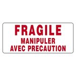 Étiquettes d'expédition fragile matériel électronique (lot de 500)