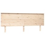 vidaXL Tête de lit 204x6x82 5 cm Bois massif de pin