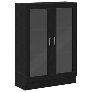 vidaXL Bibliothèque chêne noir 82 5x30 5x115 cm bois d'ingénierie