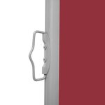 vidaXL Auvent latéral rétractable de patio 140x600 cm Rouge