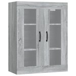vidaXL Armoire murale suspendue Sonoma gris 69 5x34x90 cm