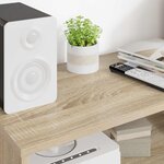 vidaXL Meuble TV Chêne Sonoma 80 x 35 x 40 cm Bois d'ingénierie