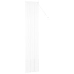 vidaXL Store de Fenêtre avec des rideaux Autre Blanc 80 x 130 cm Aluminium